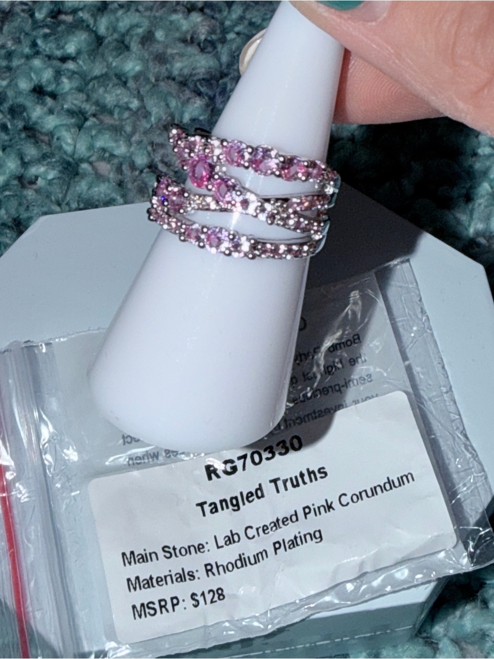 Bomb Party Tangled Truths Ring - Size 7